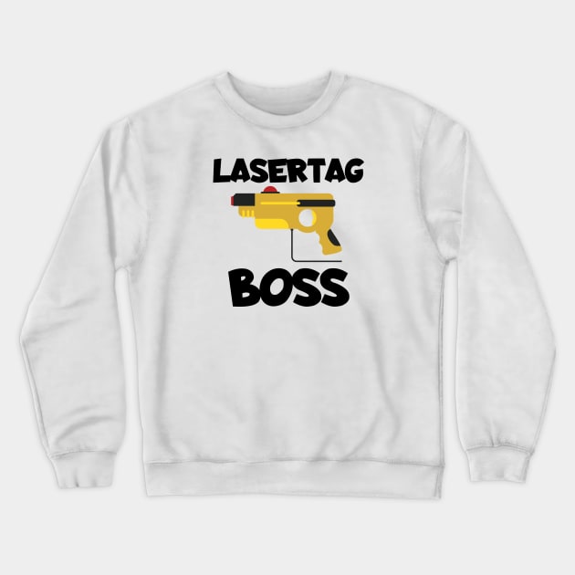 Lasertag boss Crewneck Sweatshirt by maxcode